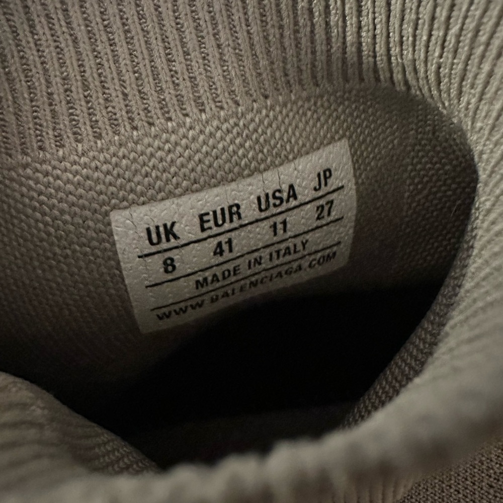 Balenciaga clear sole speed trainers. Size UK 8, EUR 41, USA 11, JP 27. - Picture 4 of 4